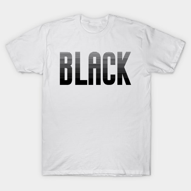 Black T-Shirt by oberkorngraphic